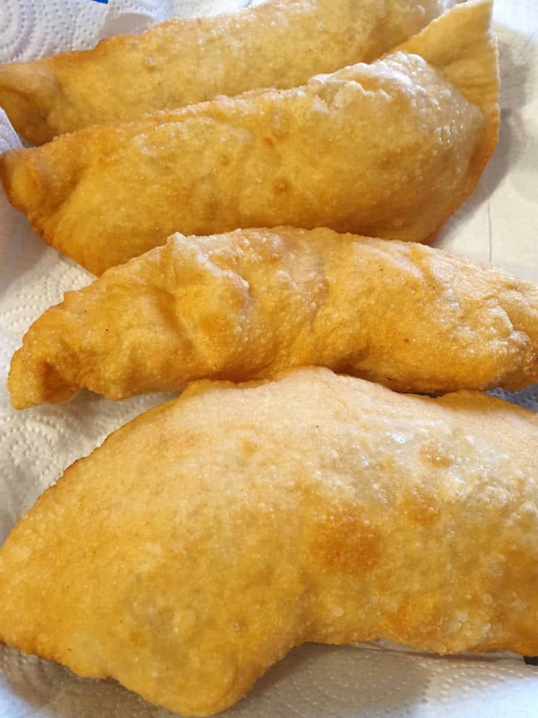 Neapolitan fried pizze great Naples street food