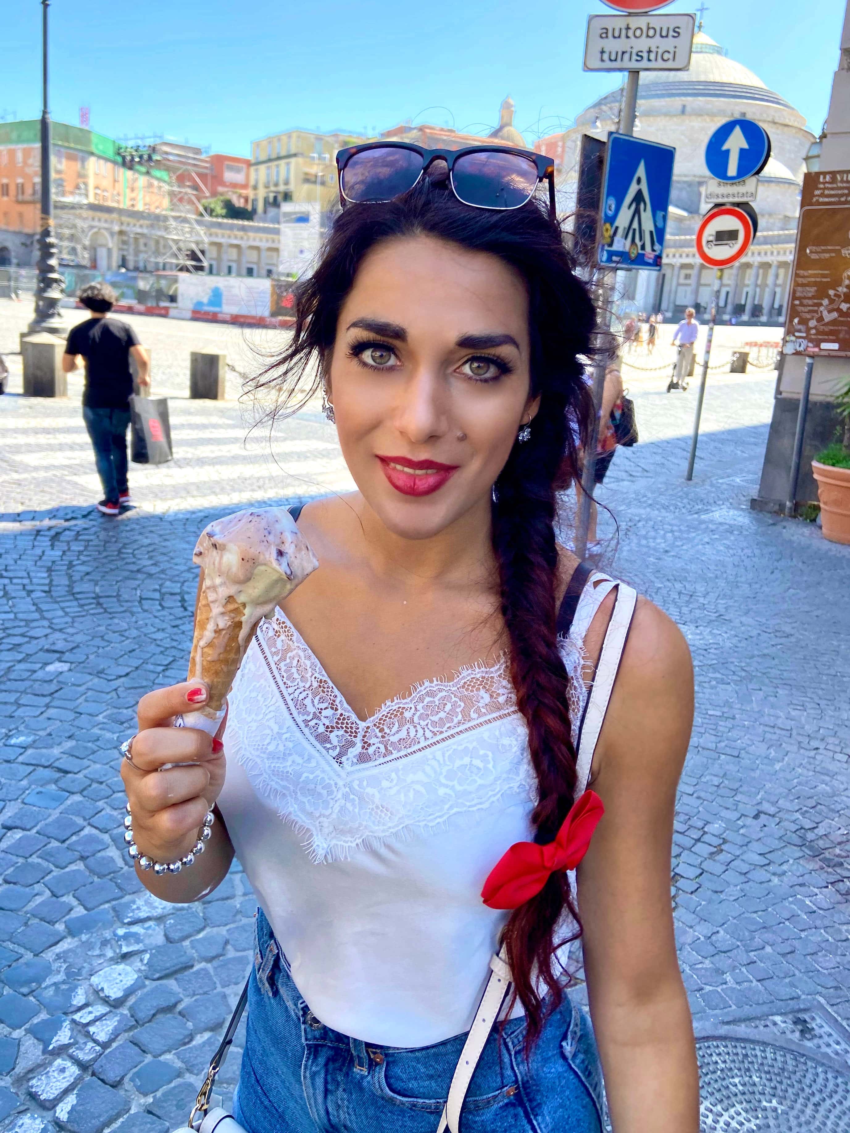 ice cream naples street food